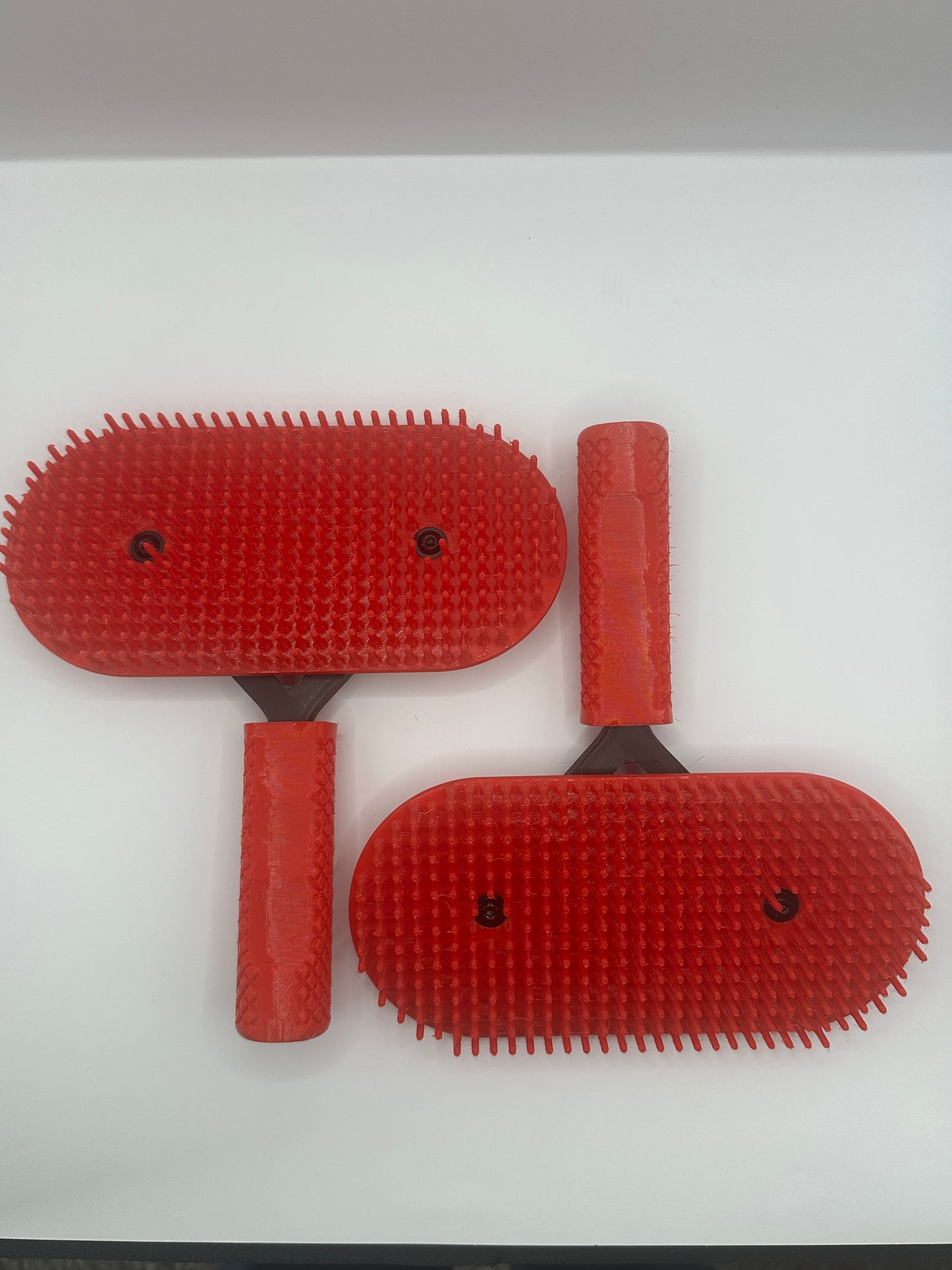 Red And Black Pakzs Ultimate Grooming Brush