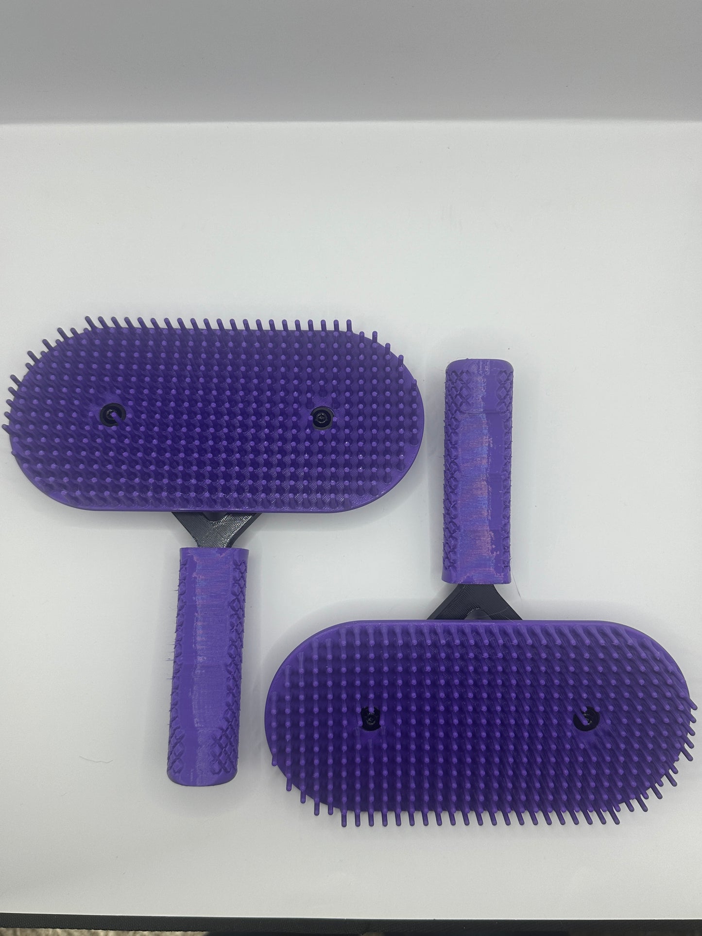 Purple And Black Pakzs Ultimate Grooming Brush