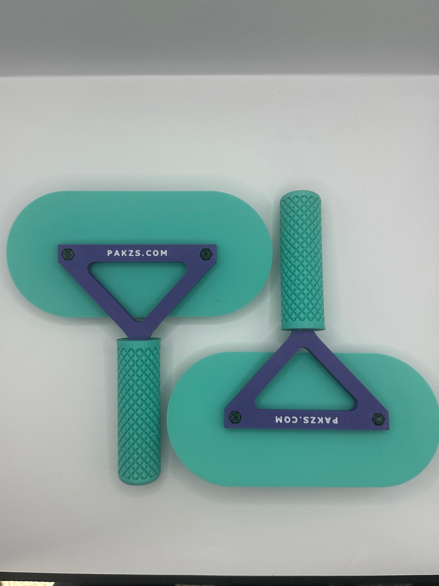 Teal And Purple Pakzs Ultimate Grooming Brush