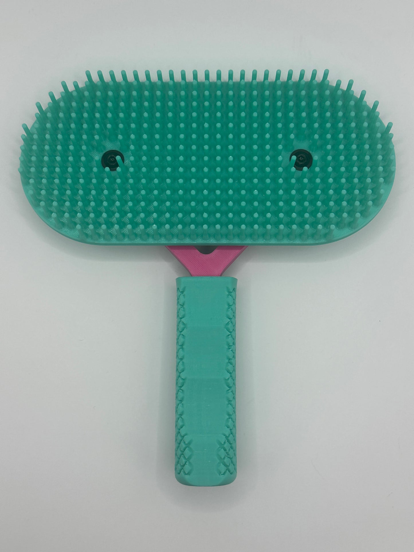 Teal And Pink Pakzs Ultimate Grooming Brush