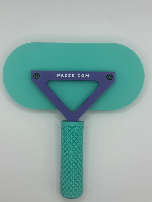 Teal And Purple Pakzs Ultimate Grooming Brush