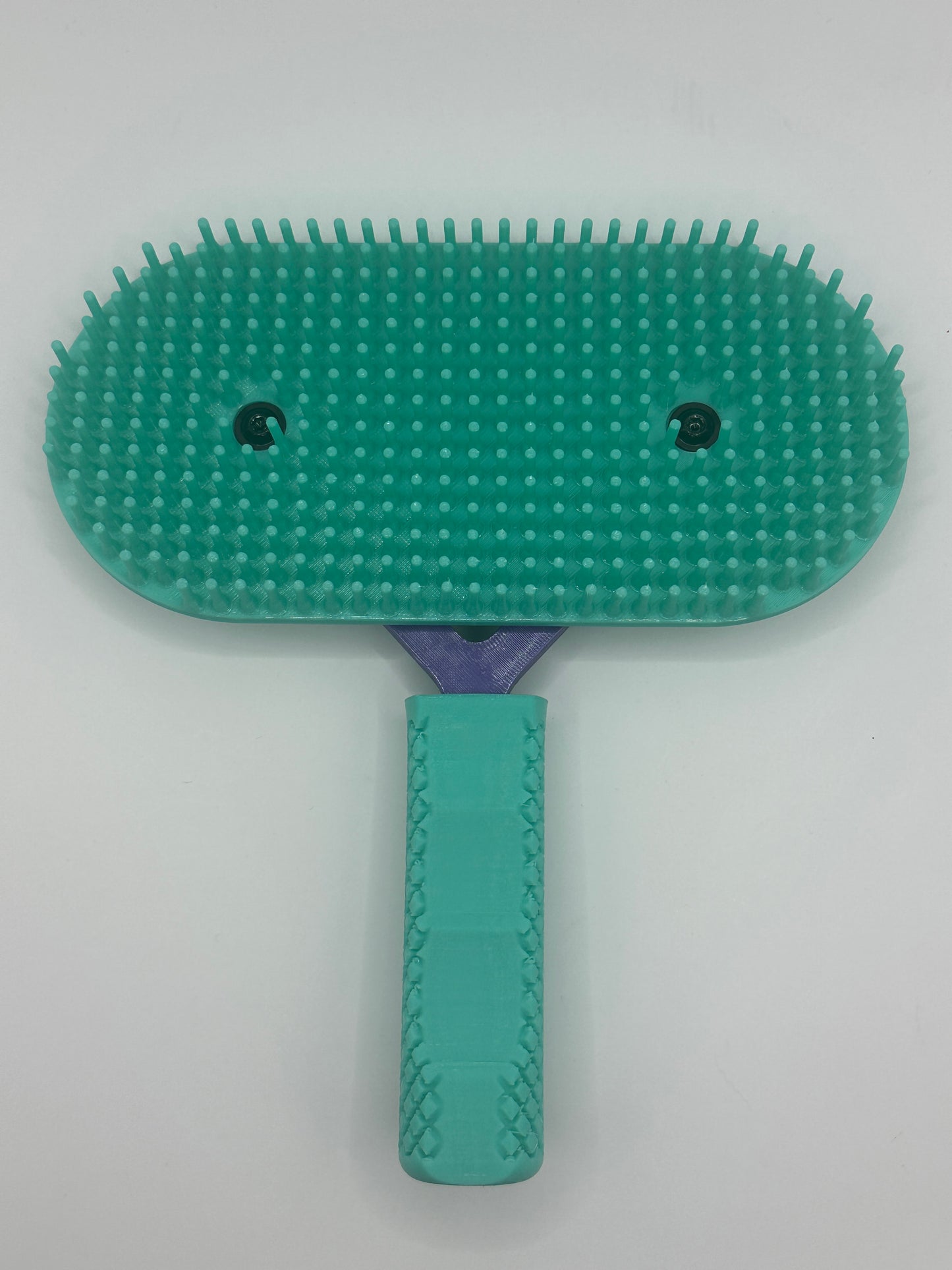 Teal And Purple Pakzs Ultimate Grooming Brush