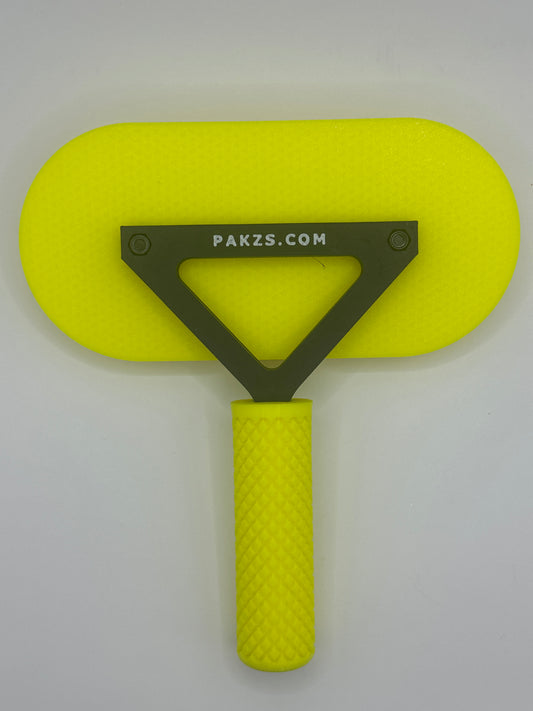 Yellow And Black Pakzs Ultimate Grooming Brush