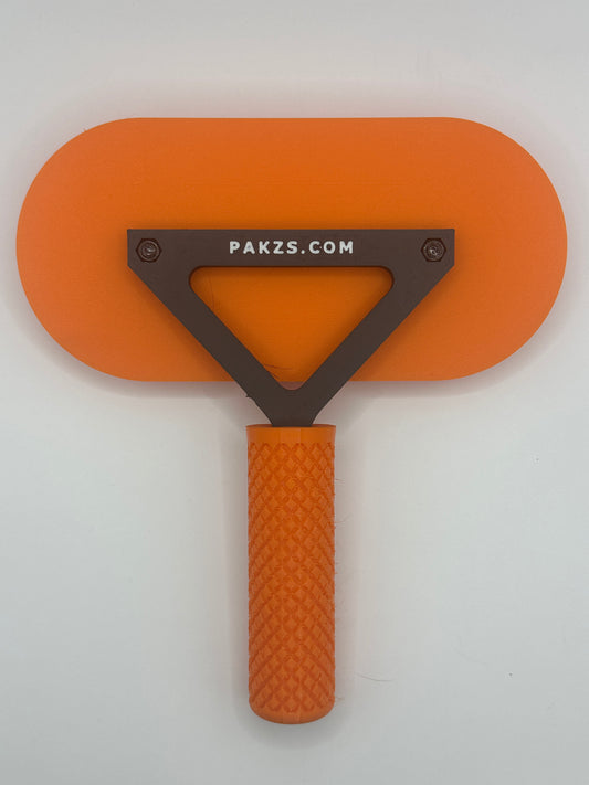 Orange And Black Pakzs Ultimate Grooming Brush