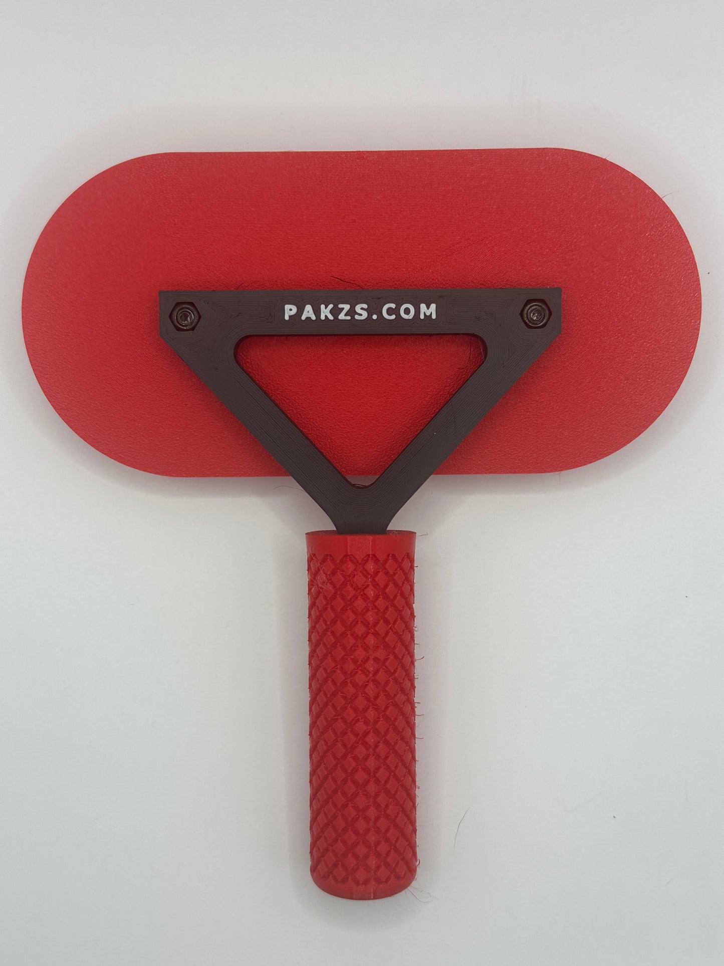 Red And Black Pakzs Ultimate Grooming Brush