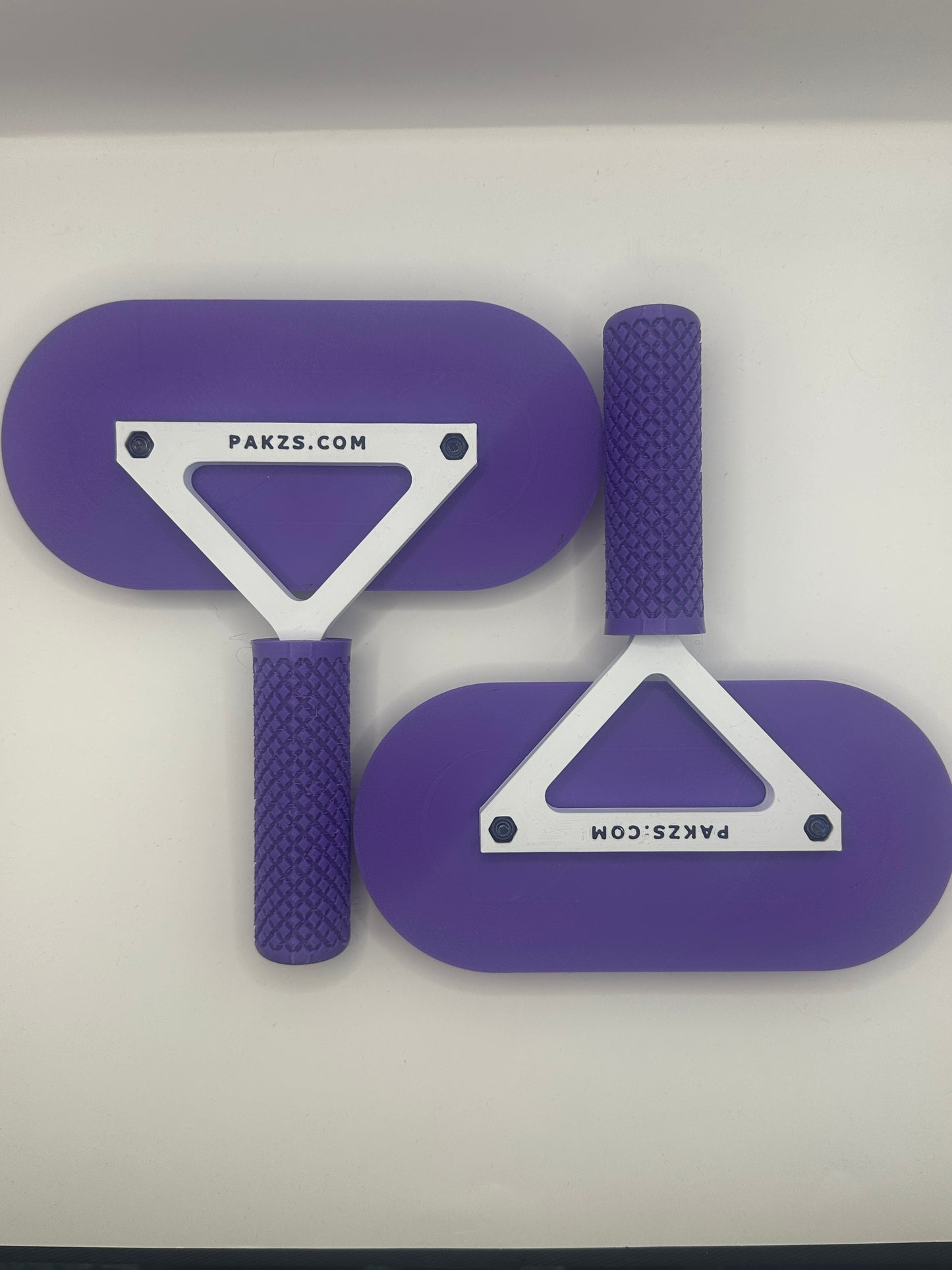 Purple And White Pakzs Ultimate Grooming Brush