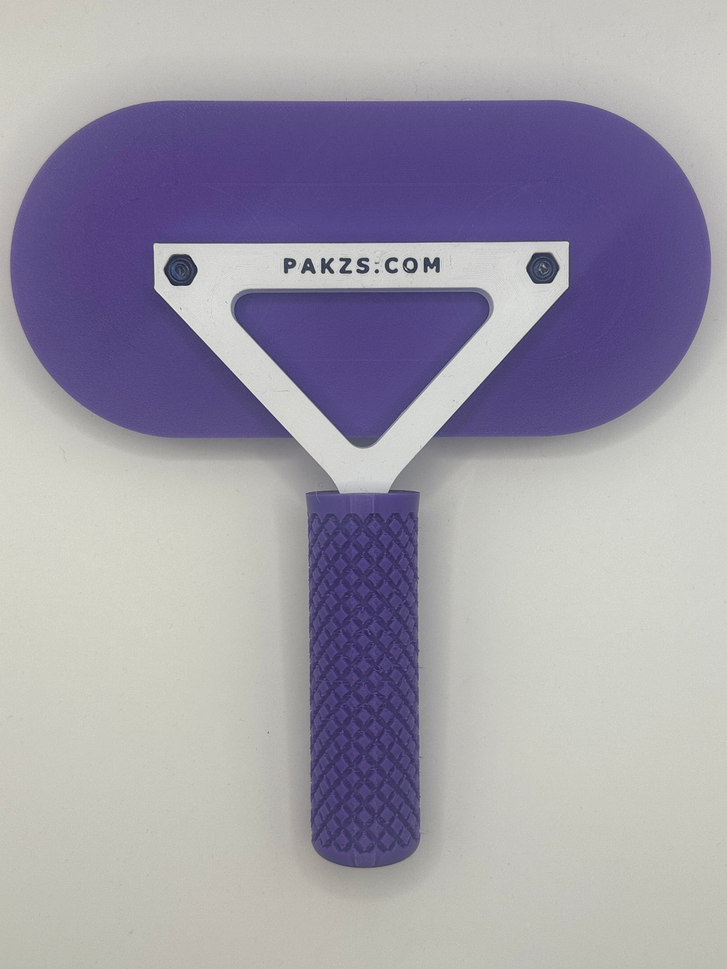 Purple And White Pakzs Ultimate Grooming Brush