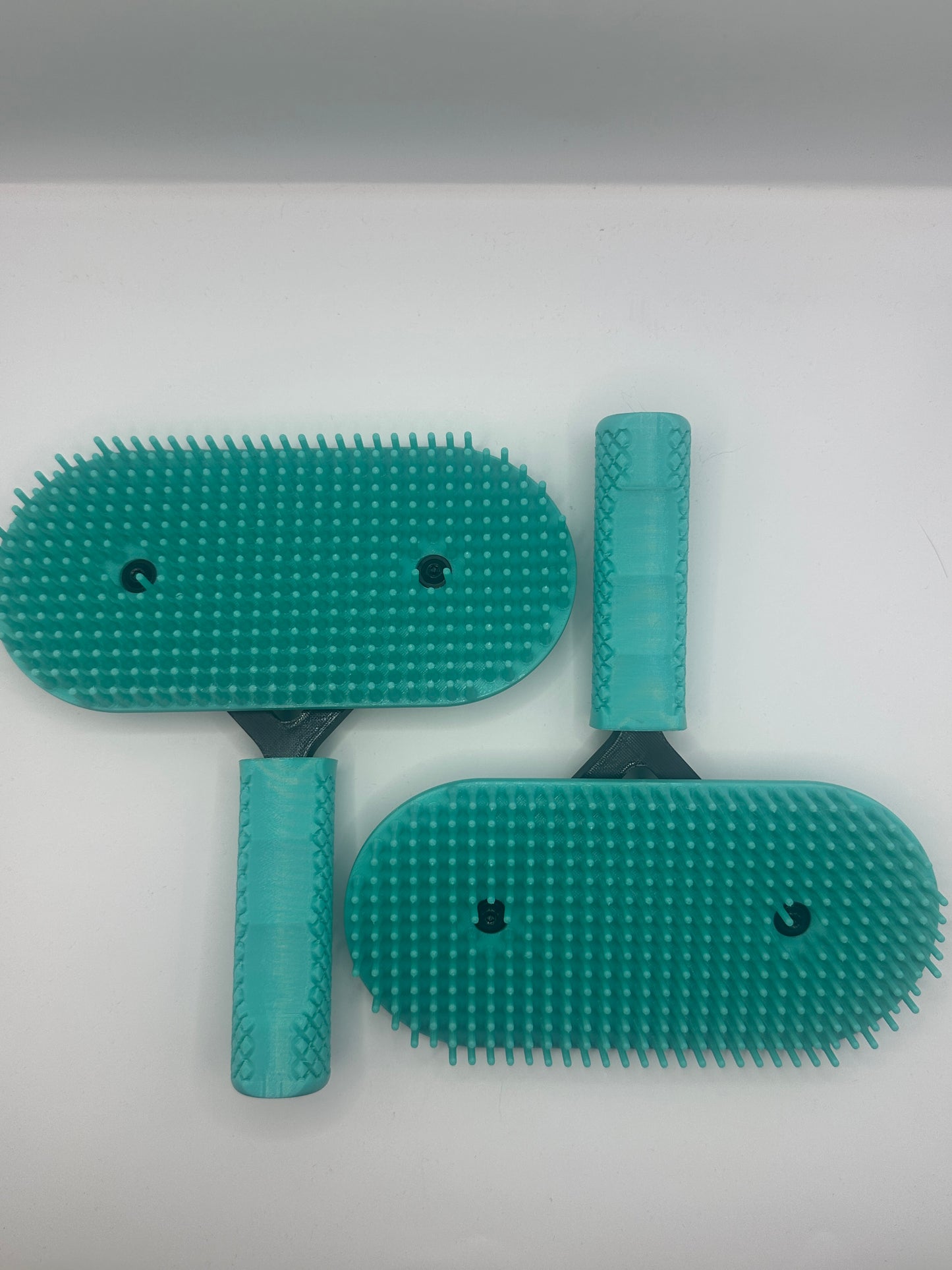 Teal And Black Pakzs Ultimate Grooming Brush