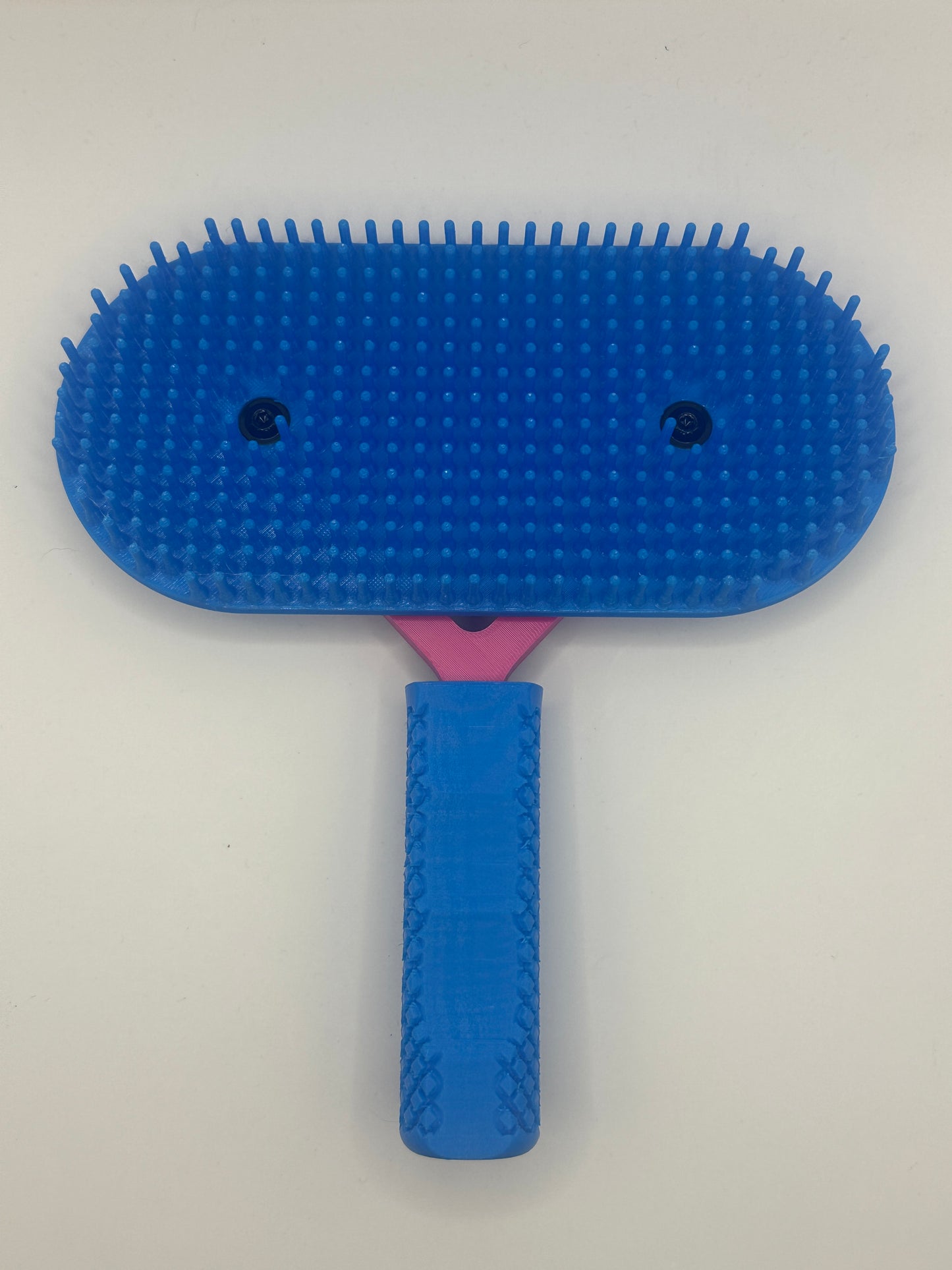Light Blue And Pink Pakzs Ultimate Grooming Brush