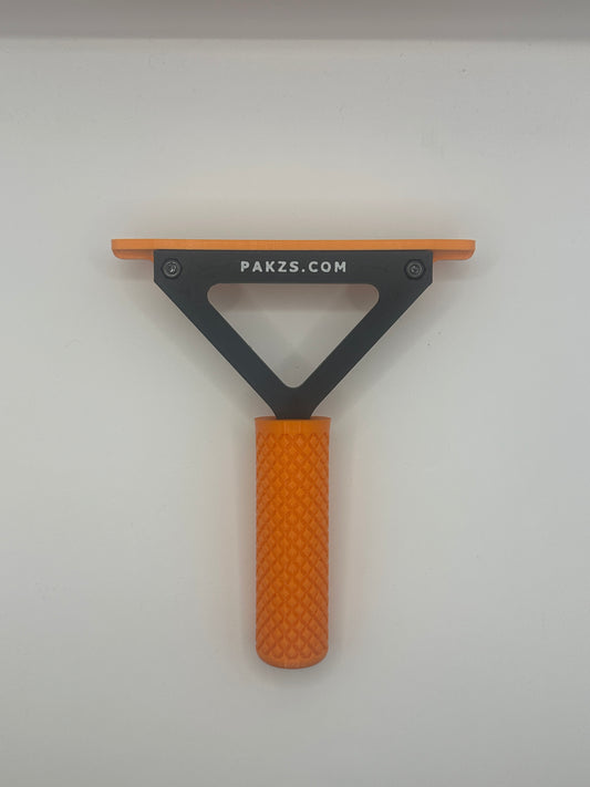 Small Orange And Black Pakzs Ultimate Grooming Comb