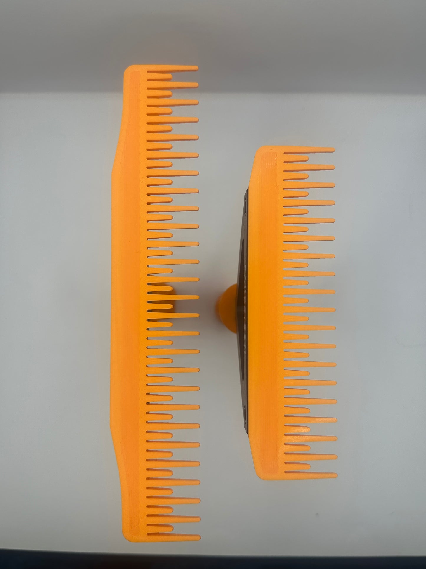 Large Orange And Black Pakzs Ultimate Grooming Comb