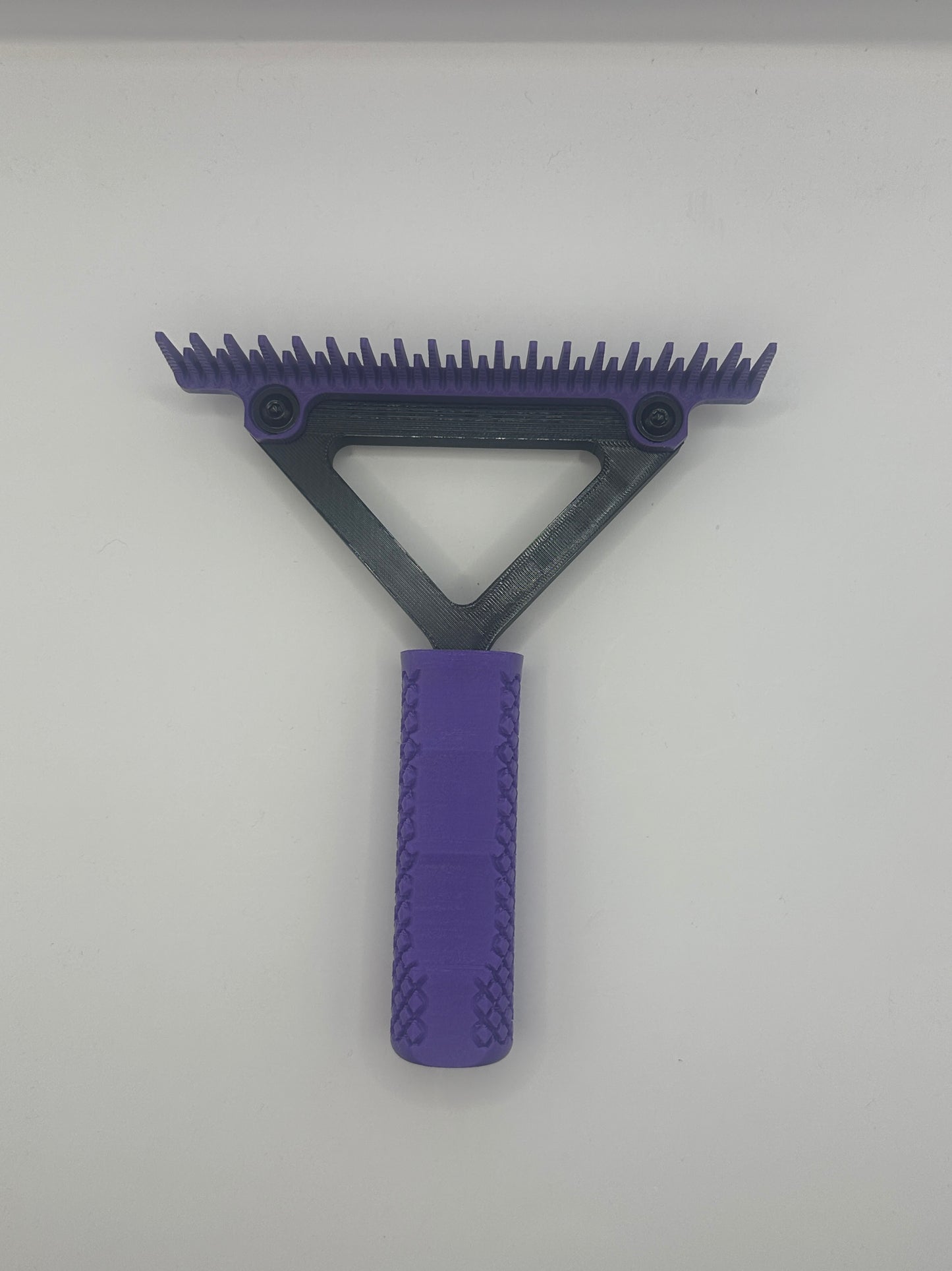 Small Purple And Black Pakzs Ultimate Grooming Comb