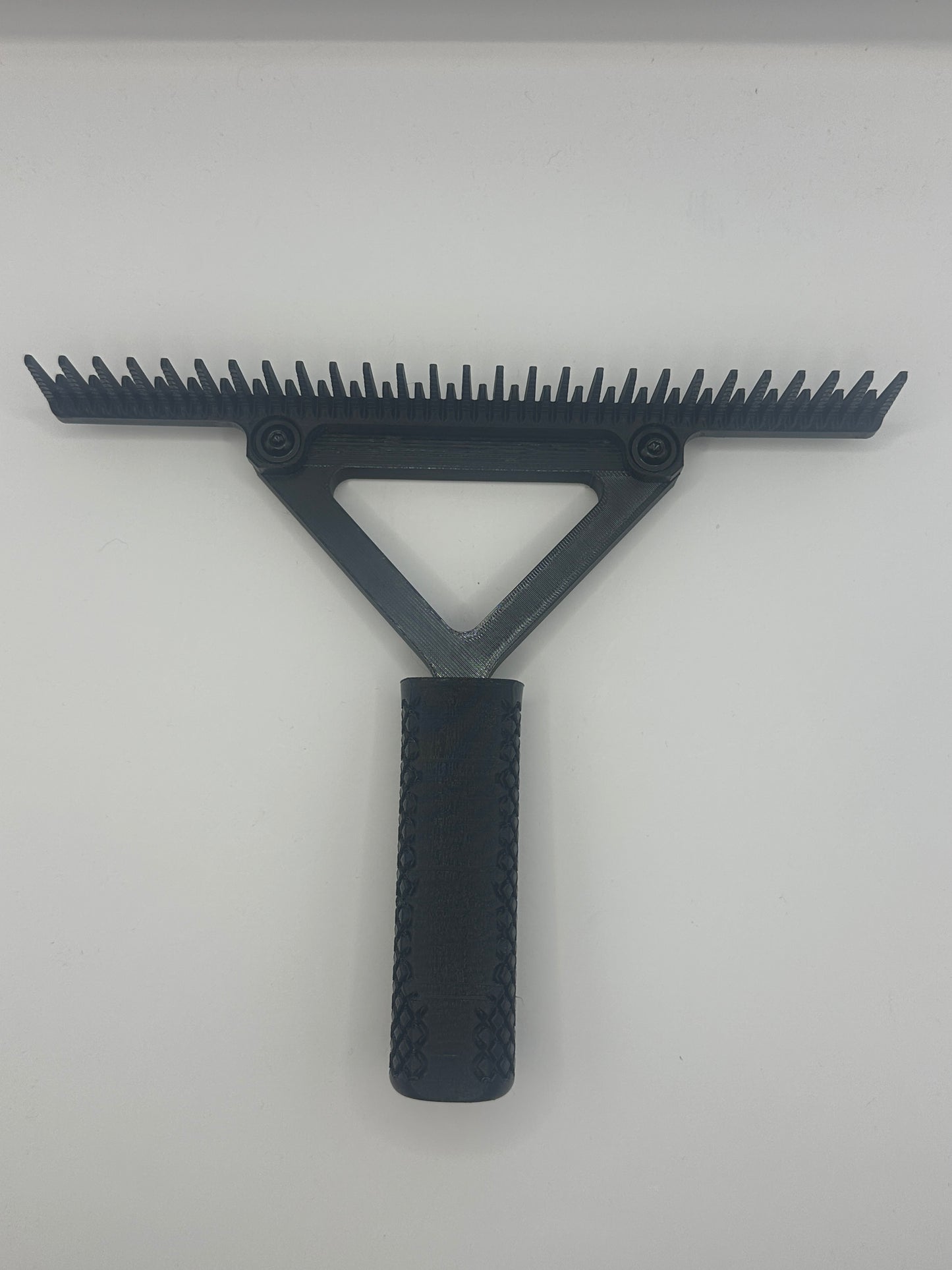 Large Black And Black Pakzs Ultimate Grooming Comb